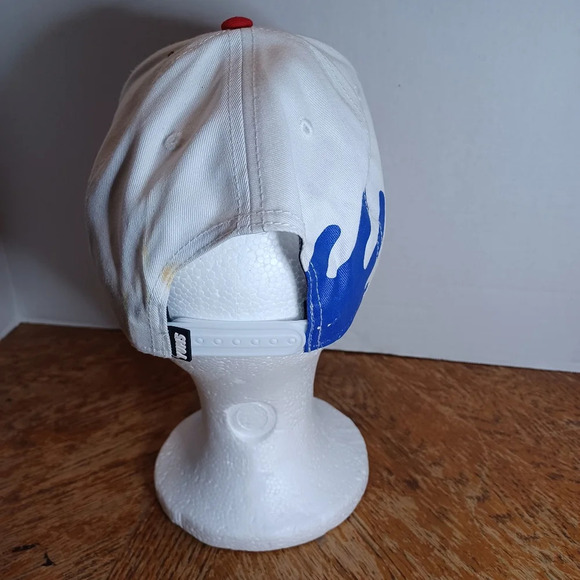 Texas Rangers Snapback Yums Hat All American Cut Splattered Paint Look. Has some - Picture 3 of 9